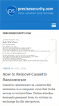 Mobile Screenshot of precisesecurity.com